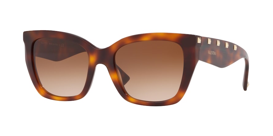 Valentino VA4048 Cat Eye Sunglasses  501113-HAVANA 53-19-140 - Color Map brown