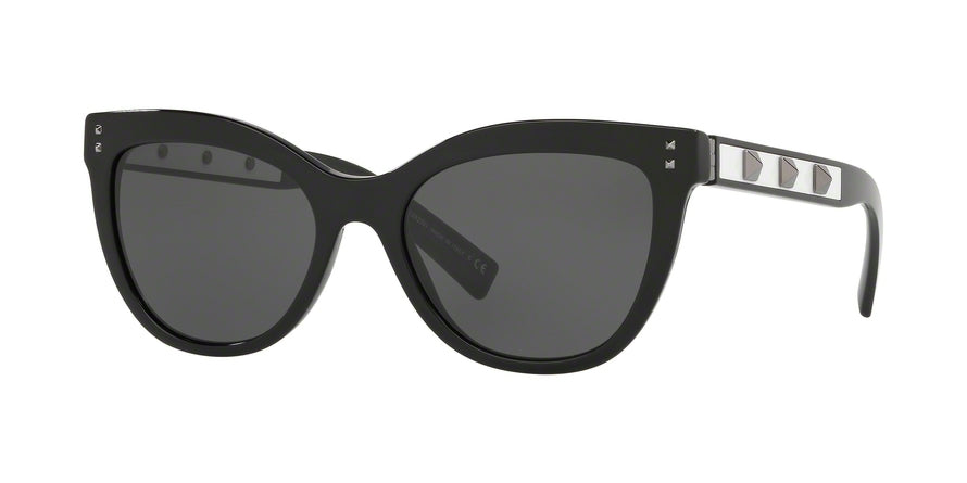 Valentino VA4049A Cat Eye Sunglasses  500187-BLACK 54-18-140 - Color Map black