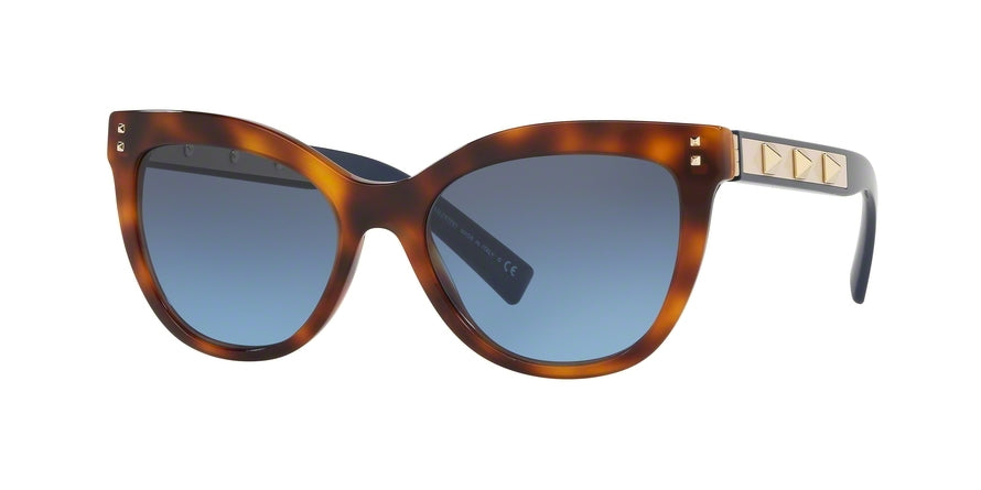 Valentino VA4049A Cat Eye Sunglasses  50118F-HAVANA 54-18-140 - Color Map brown