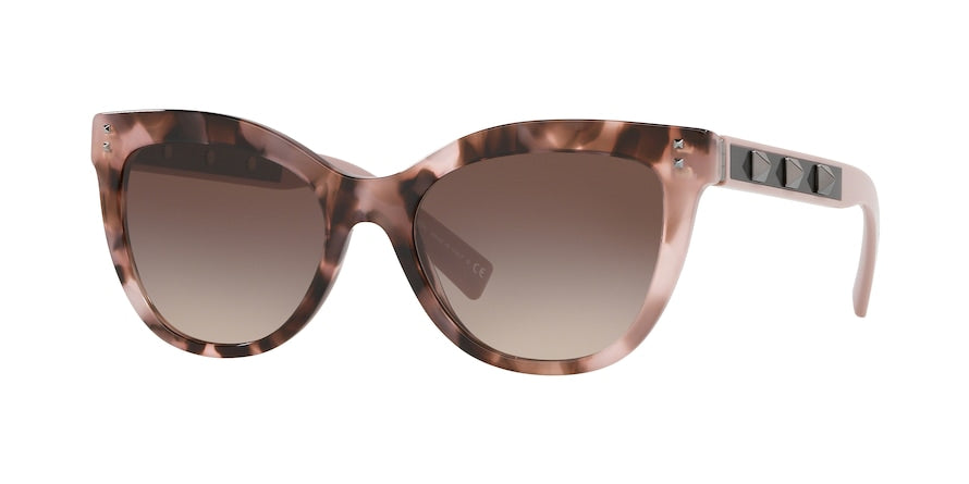 Valentino VA4049 Cat Eye Sunglasses  506713-HAVANA PINK 54-18-140 - Color Map pink