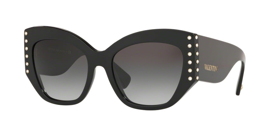 Valentino VA4056A Butterfly Sunglasses  50018G-BLACK 54-18-140 - Color Map black