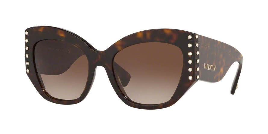 Valentino VA4056A Butterfly Sunglasses  500213-HAVANA 54-18-140 - Color Map brown