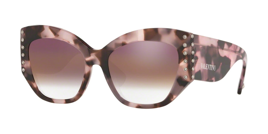 Valentino VA4056A Butterfly Sunglasses  5067E7-PINK HAVANA 54-18-140 - Color Map pink