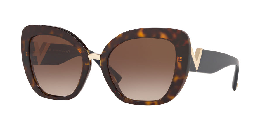 Valentino VA4057 Butterfly Sunglasses  500213-HAVANA 54-20-140 - Color Map brown