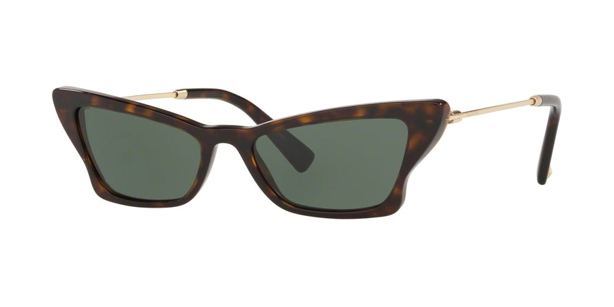 Valentino VA4062A Irregular Sunglasses  500271-HAVANA 53-17-140 - Color Map brown