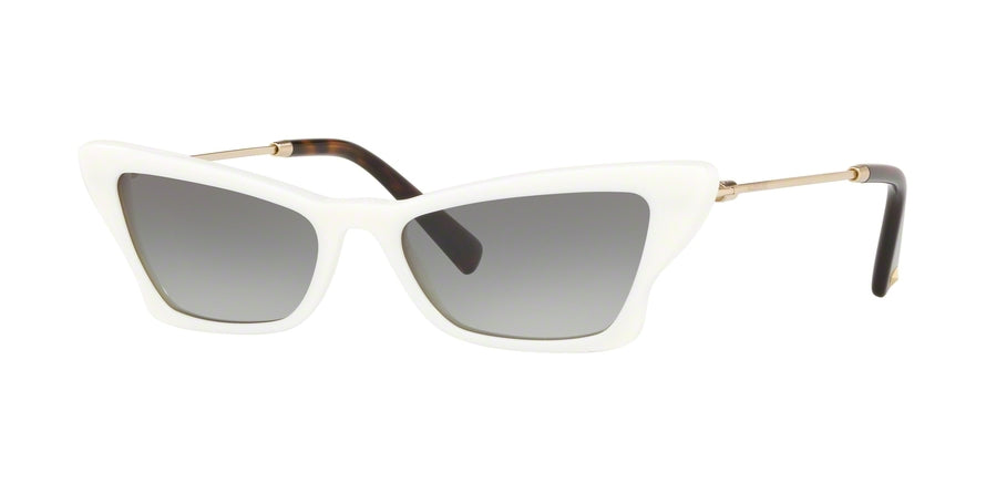 Valentino VA4062 Irregular Sunglasses  511811-IVORY 53-17-140 - Color Map white