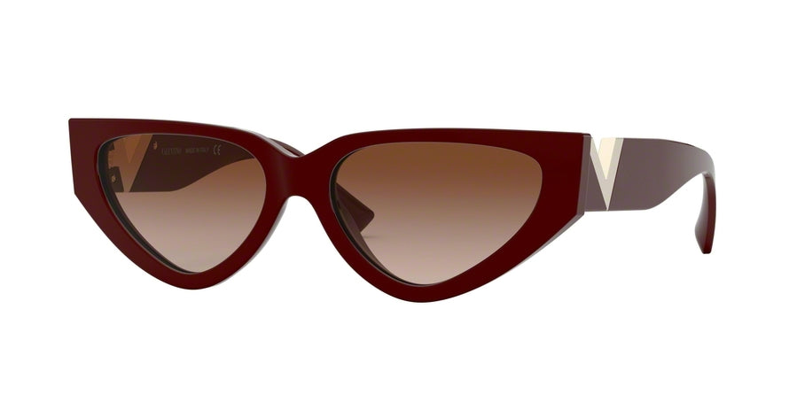 Valentino VA4063 Irregular Sunglasses  513913-BORDEAUX 54-16-140 - Color Map bordeaux