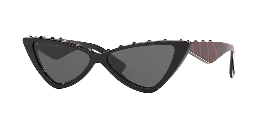 Valentino VA4064 Cat Eye Sunglasses  500187-BLACK 55-13-140 - Color Map black