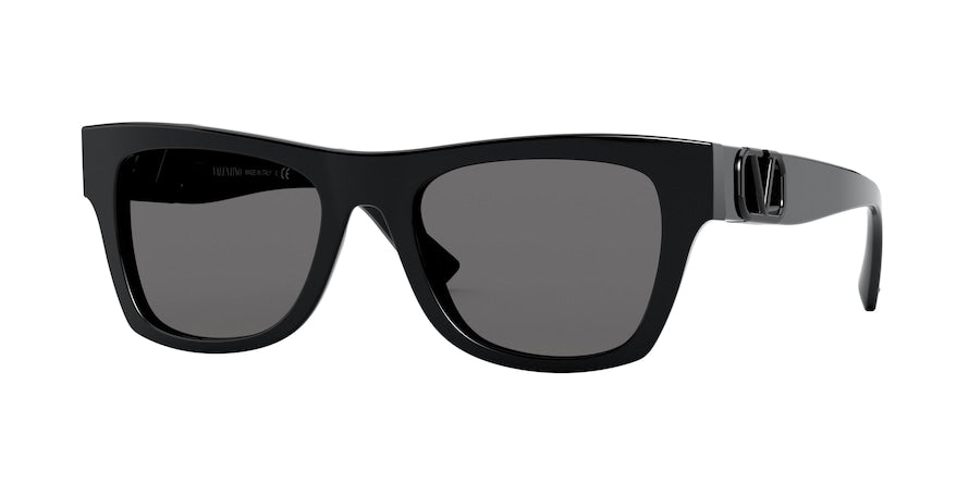 Valentino VA4066 Square Sunglasses  500187-BLACK 52-19-140 - Color Map black