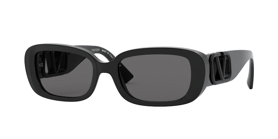Valentino VA4067 Oval Sunglasses  500187-BLACK 53-18-140 - Color Map black