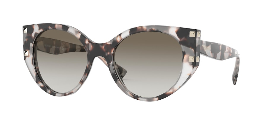 Valentino VA4068 Cat Eye Sunglasses  50978E-HAVANA BROWN 53-19-140 - Color Map light brown