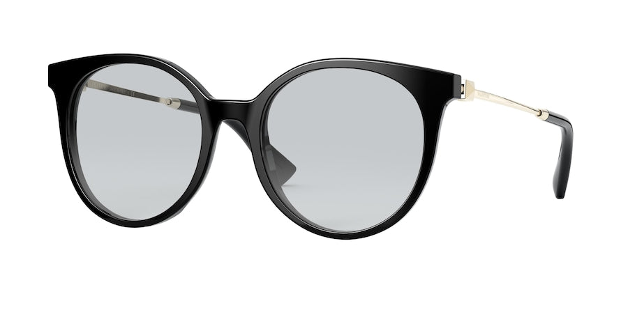 Valentino VA4069A Round Sunglasses  500187-BLACK 53-19-140 - Color Map black