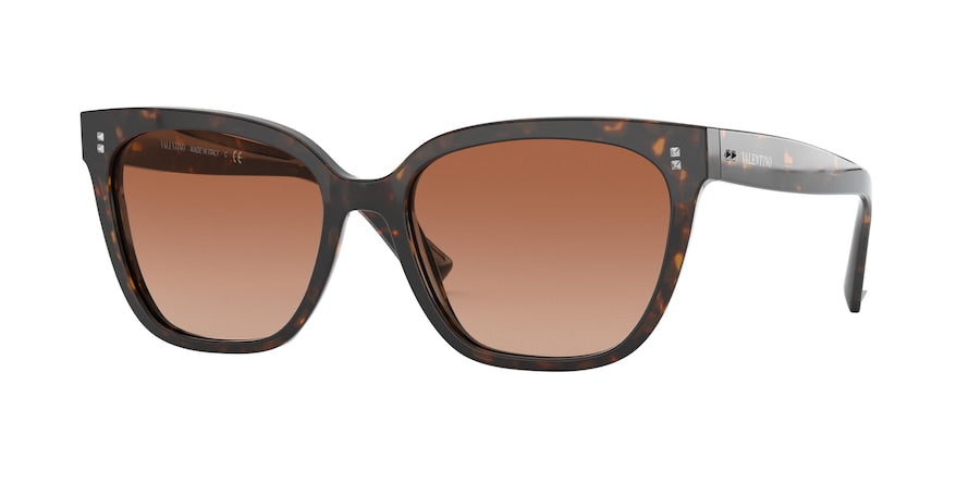 Valentino VA4070 Square Sunglasses  500213-HAVANA 55-17-140 - Color Map brown