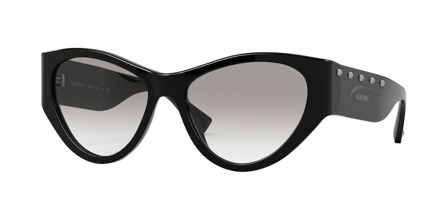 Valentino VA4071 Irregular Sunglasses  50018G-BLACK 55-16-135 - Color Map black