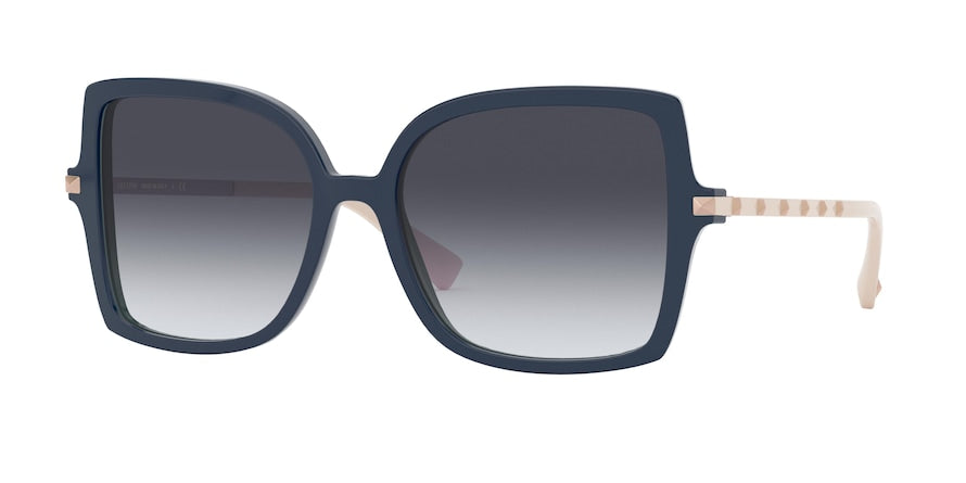 Valentino VA4072F Square Sunglasses  50348G-BLUE 56-17-140 - Color Map blue