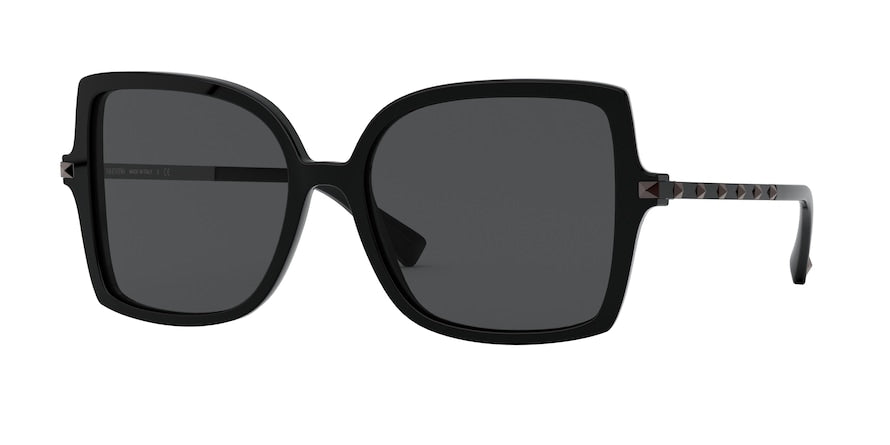 Valentino VA4072 Square Sunglasses  500187-BLACK 56-17-140 - Color Map black