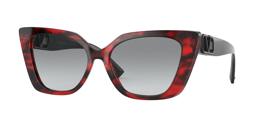 Valentino VA4073F Cat Eye Sunglasses  502011-RED HAVANA 56-16-140 - Color Map havana
