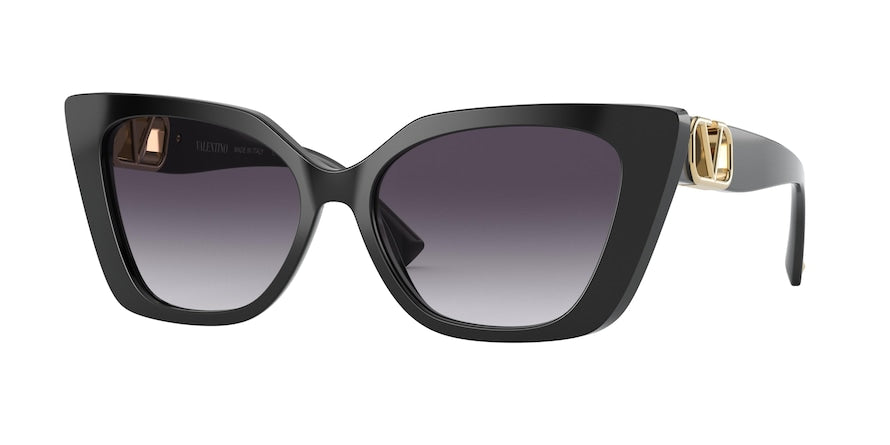 Valentino VA4073 Cat Eye Sunglasses  50018G-BLACK 56-16-140 - Color Map black