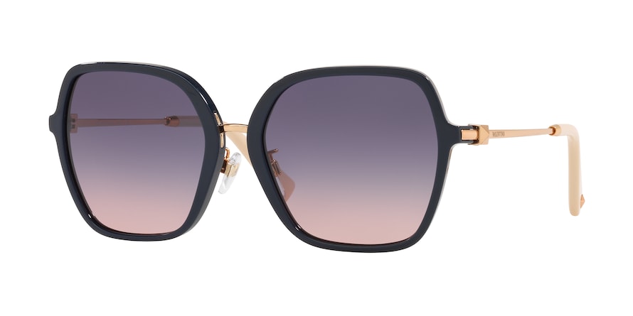 Valentino VA4077F Square Sunglasses  5034I6-BLUE 57-18-140 - Color Map blue