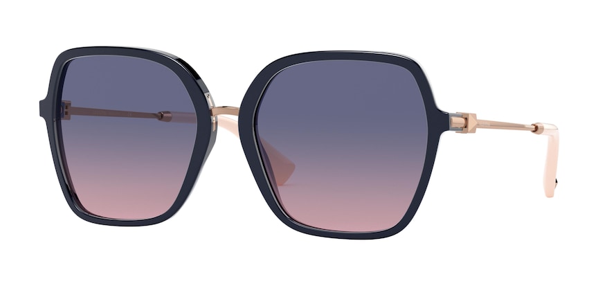 Valentino VA4077 Square Sunglasses  5034I6-BLUE 57-18-140 - Color Map blue