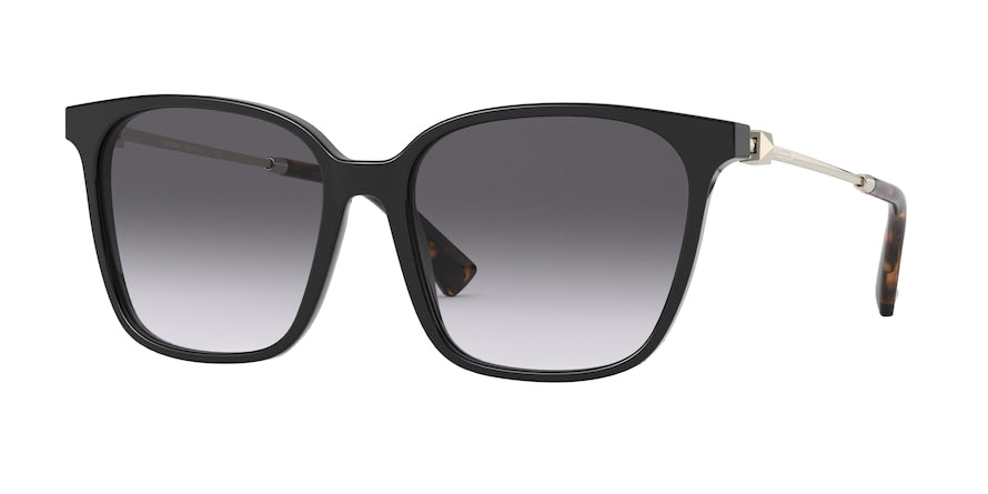 Valentino VA4078F Square Sunglasses  50018G-BLACK 57-17-140 - Color Map black