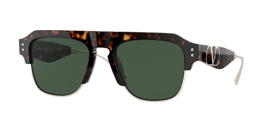 Valentino VA4085 Pillow Sunglasses  500271-HAVANA 54-19-145 - Color Map brown