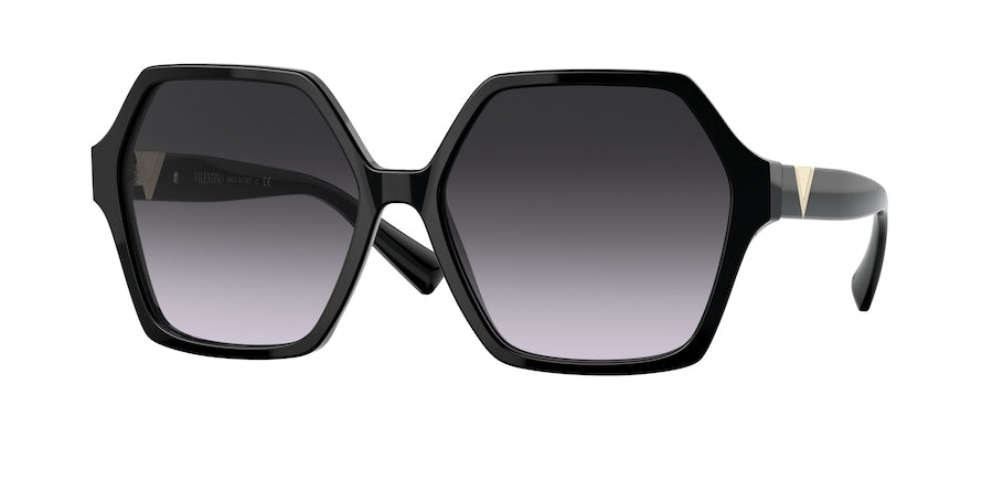 Valentino VA4088 Irregular Sunglasses  30018G-BLACK 58-16-140 - Color Map black