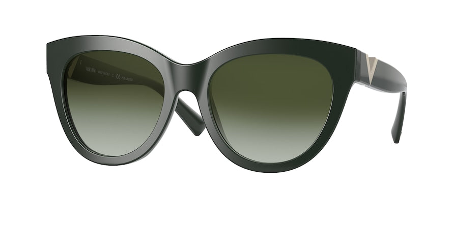 Valentino VA4089F Cat Eye Sunglasses  51768E-GREEN 56-18-140 - Color Map green