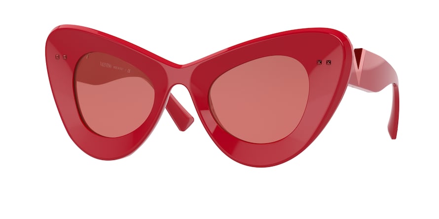 Valentino VA4090 Cat Eye Sunglasses  511084-RED 46-24-140 - Color Map red