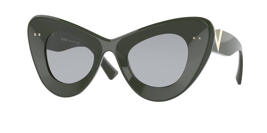 Valentino VA4090 Cat Eye Sunglasses  517687-GREEN 46-24-140 - Color Map green