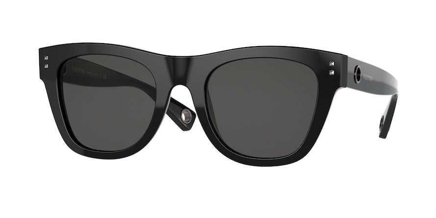 Valentino VA4093 Square Sunglasses  500187-BLACK 52-22-140 - Color Map black