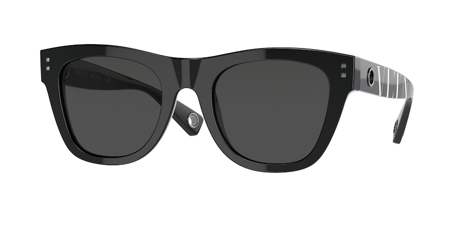 Valentino VA4093 Square Sunglasses  515287-BLACK 52-22-140 - Color Map black