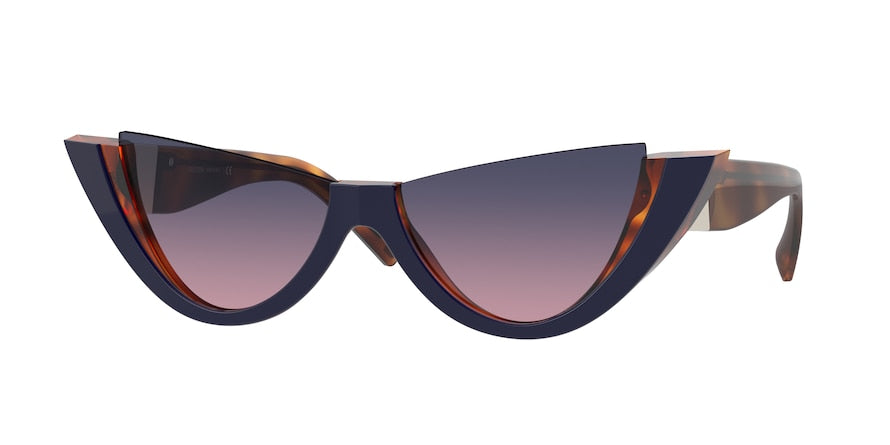Valentino VA4095 Cat Eye Sunglasses  5182I6-BLUE/HAVANA 56-13-140 - Color Map blue