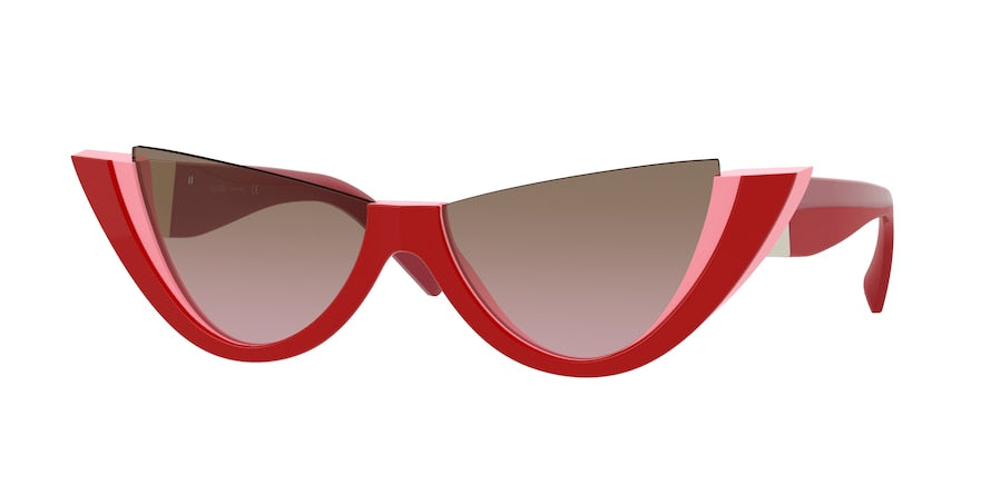 Valentino VA4095 Cat Eye Sunglasses  518314-RED/PINK 56-13-140 - Color Map red