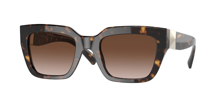 Valentino VA4097 Square Sunglasses  500213-HAVANA 52-22-140 - Color Map brown
