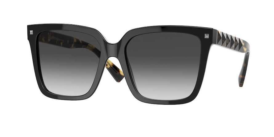 Valentino VA4098 Square Sunglasses  50018G-BLACK 55-17-145 - Color Map black