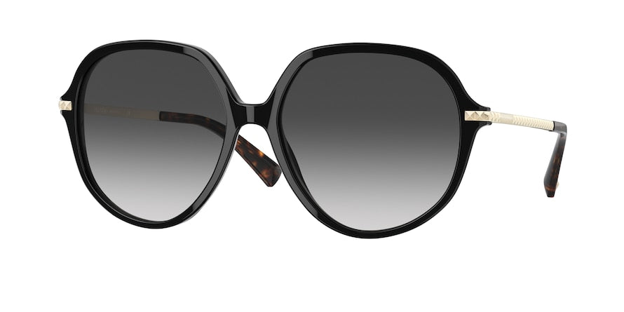Valentino VA4099F Irregular Sunglasses  50018G-BLACK 57-16-140 - Color Map black