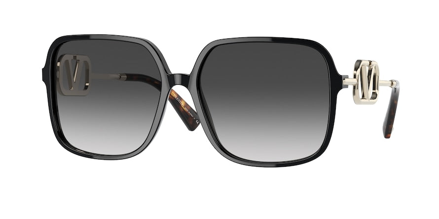 Valentino VA4101 Square Sunglasses  50018G-BLACK 59-16-145 - Color Map black