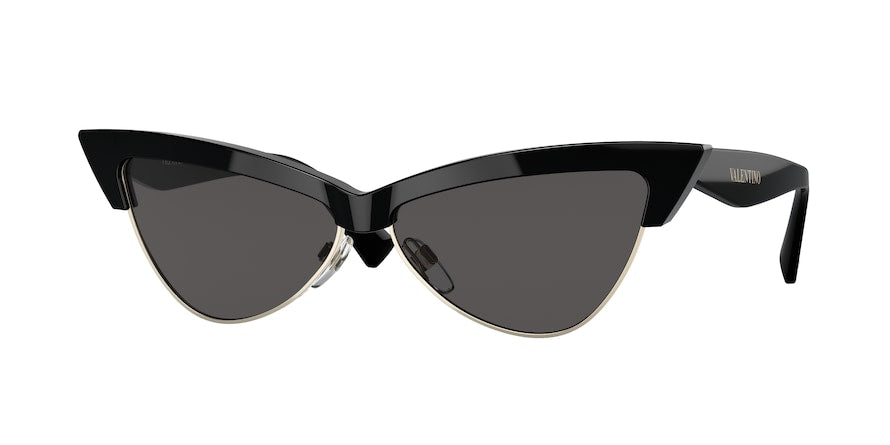 Valentino VA4102 Cat Eye Sunglasses  500187-BLACK 57-12-140 - Color Map black