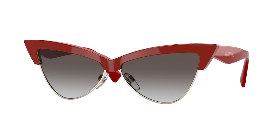 Valentino VA4102 Cat Eye Sunglasses  51108G-RED 57-12-140 - Color Map red