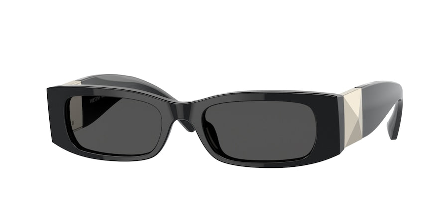 Valentino VA4105 Rectangle Sunglasses  500187-BLACK 51-18-140 - Color Map black