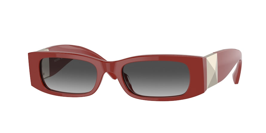 Valentino VA4105 Rectangle Sunglasses  51108G-RED 51-18-140 - Color Map red