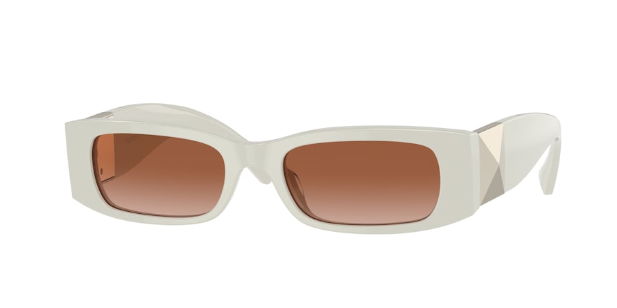 Valentino VA4105 Rectangle Sunglasses  511813-IVORY 51-18-140 - Color Map ivory