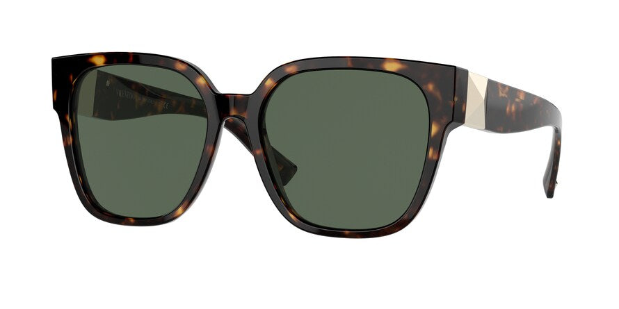 Valentino VA4111 Square Sunglasses  500271-HAVANA 55-17-140 - Color Map brown