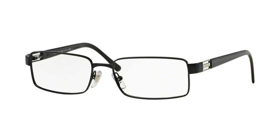 Versace VE1120 Rectangle Eyeglasses  1009-BLACK 54-16-140 - Color Map black
