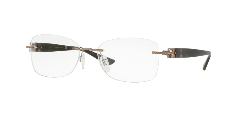 Versace VE1225B Butterfly Eyeglasses  1013-COPPER 53-16-135 - Color Map copper