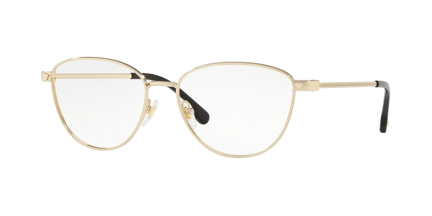 Versace VE1253 Phantos Eyeglasses  1252-PALE GOLD 54-16-140 - Color Map gold