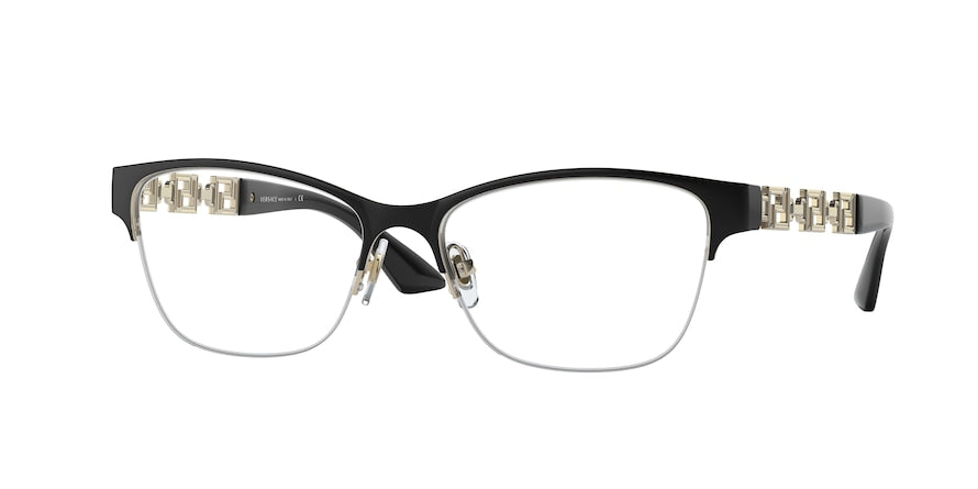 Versace VE1270 Pillow Eyeglasses  1433-BLACK 54-16-140 - Color Map black