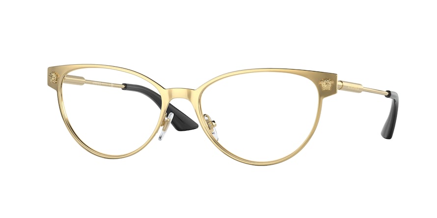 Versace VE1277 Phantos Eyeglasses  1002-GOLD 54-17-140 - Color Map gold