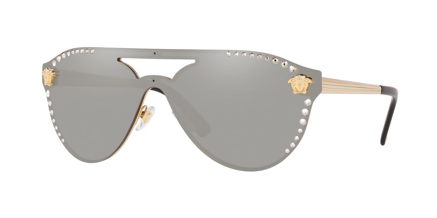 Versace VE2161B Irregular Sunglasses  10026G-GOLD 42-142-140 - Color Map gold